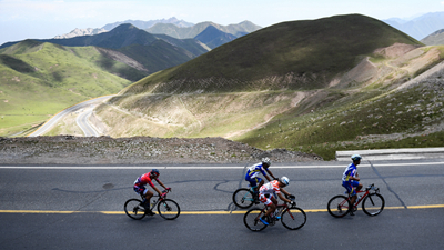 自行車(chē)&mdash;&mdash;環(huán)青海湖國(guó)際公路賽第二賽段賽況